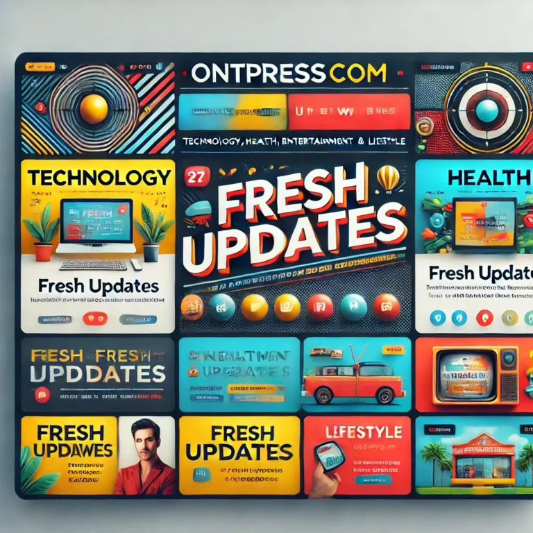 ontpresscom fresh updates